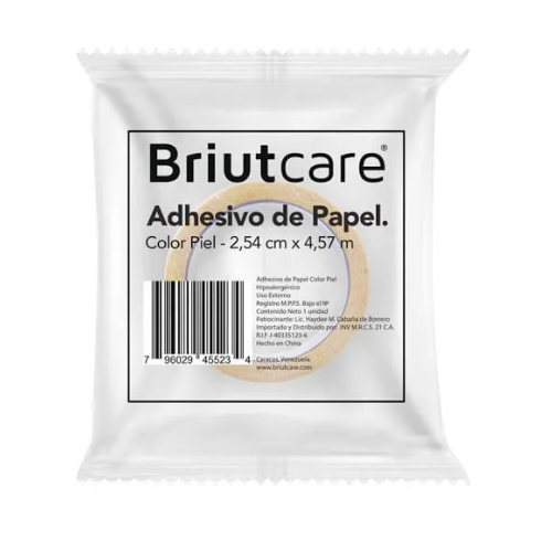 ADHESIVO DE PAPEL 2.54CM (BRUITCARE)